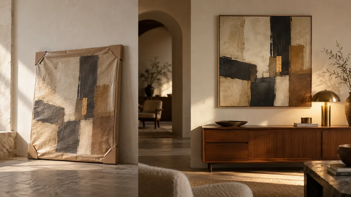 From the Walls of the Gallery to the Walls of the Collector's Home